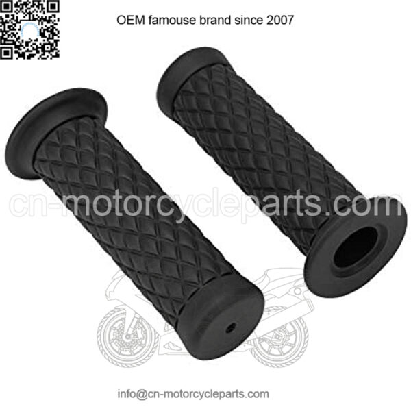 Techjayse 7/8" Universal Motorcycle Hand Bar Grips Pillow Grip Anti-Slip Rubber Racing Grip for Dirt Bike Motocross Compatible with Harley  Triumph Yamaha Kawasaki,Different Size - Image 5