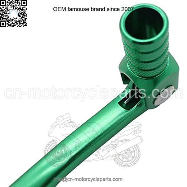 CNC Aluminum 2" Folding Gear Shifter Shift Lever for Honda XR50 CRF50 XR CRF 50cc 70cc 90cc 110cc 125cc Dirt Pit Bike (Green) - Image 5