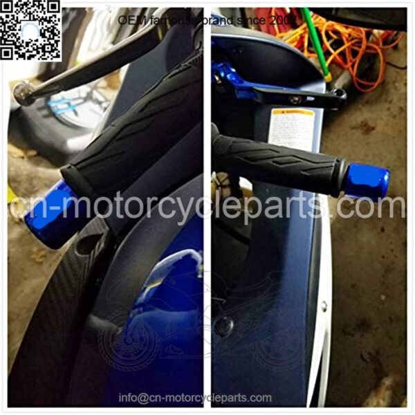 Handlebar Balancer Sliders with Rubber Bushings for Suzuki Bandit Burgman DR-Z400S DR650SE GS500E GSX1100F GSXR Hayabusa GSX1300R Katana SV650S SV1000S TL1000S UH200A Blue Bar End Weights - Image 5