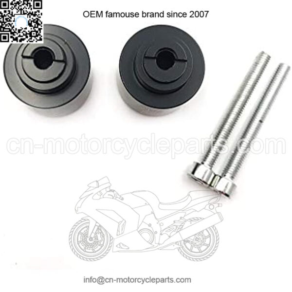 MT220-010- CBR Bar Ends Compatible with CBR954RR 02-03 CBR600RR 03-13 Gold Wing 1800 01-13 - Image 2