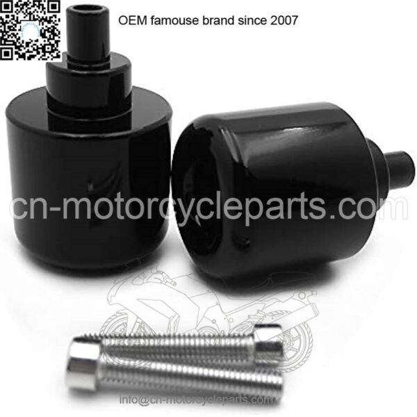 MT325-006- Black Bar Ends Compatible with Cbr600 Vfr800 Cb919 900Rr 929Rr 954Rr Vtr Rc51 Gl1800 - Image 3