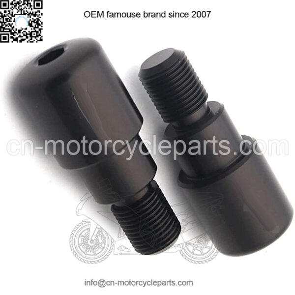for Yamaha FZ1N/S FZ8 XJ6 FZ09 FZ-09 FZ1 Motorcycle Accessories CNC Aluminum Hand Bar Ends Handlebar Grips Plug Slider Accessories (Color : FZ8 Black)