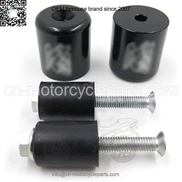 MT220-005-SXR Handlebar Bar End Slider Rubber Black Compatible with Suzuki Hayabusa 99-11/Katana 600 89-08 - Image 3