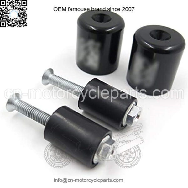 MT220-005-SXR Handlebar Bar End Slider Rubber Black Compatible with Suzuki Hayabusa 99-11/Katana 600 89-08 - Image 5
