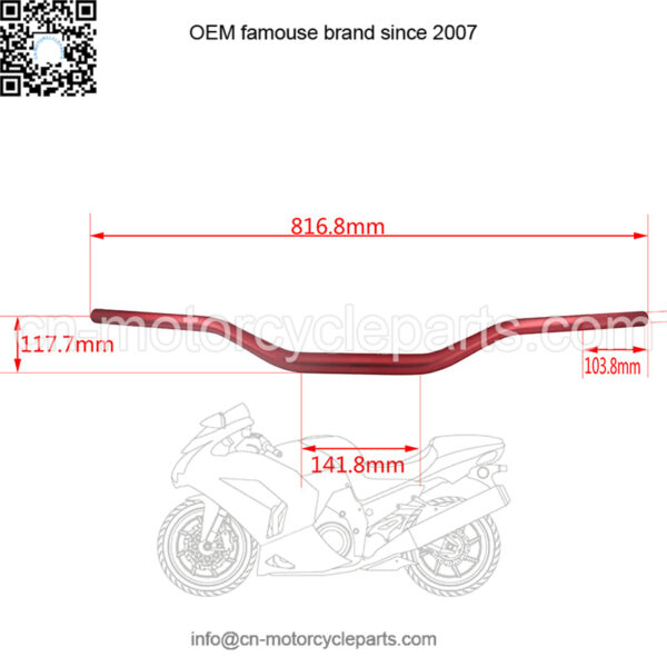 Off-road motorcycle modification accessories modification direction to reducer low handle - Image 5