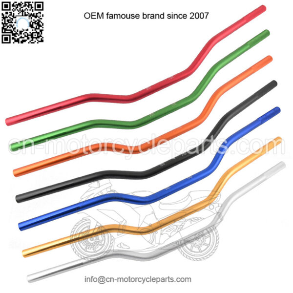 Off-road motorcycle handle tube is suitable for CRF/KXL250 aluminum alloy handle 22mm Jialing cabbage GY faucet - Image 2