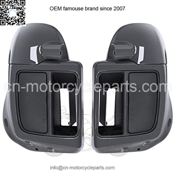Gray Lower Vented Leg Fairing Glove Box Fit For Harley Road Street Glide 2014-2020