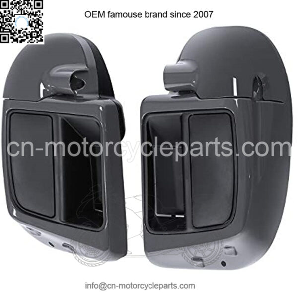 Gray Lower Vented Leg Fairing Glove Box Fit For Harley Road Street Glide 2014-2020 - Image 2