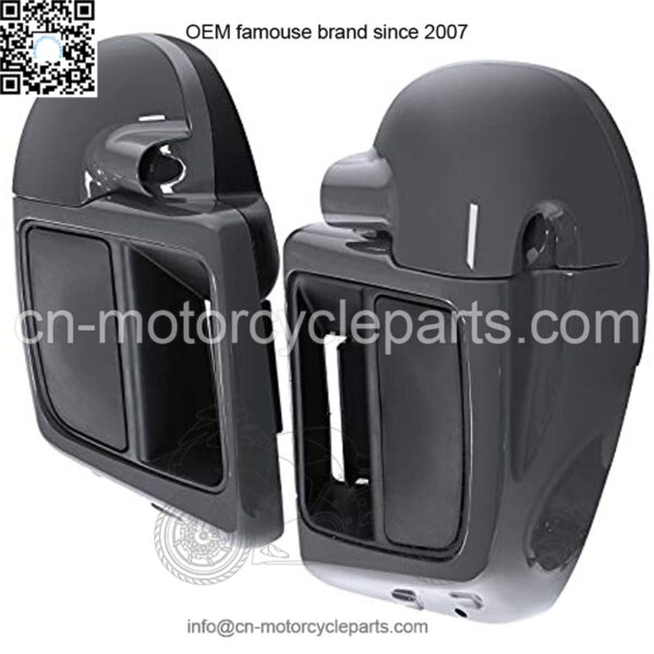 Gray Lower Vented Leg Fairing Glove Box Fit For Harley Road Street Glide 2014-2020 - Image 4