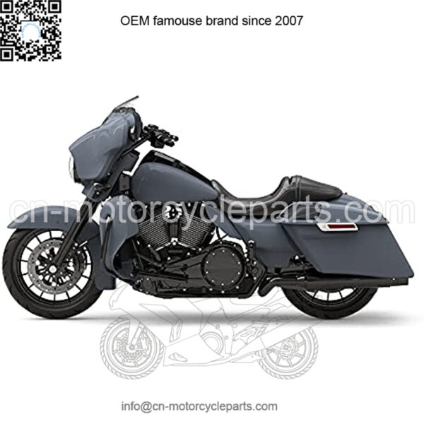 Inner Outer Fairing Stretched Saddlebags Vented Lower Fairing Side Cover Front Rear Fender Gas Tank Gray Bodywork Bodykits Fit For Harley CVO Street Glide 2018 2014-2020 - Image 5