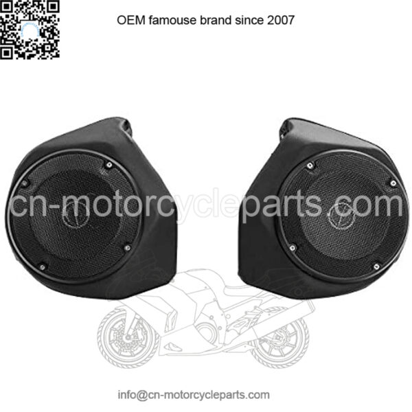 Tour Pack Trunk with Backrest and 6.5" Speakers Mount Rack Fit for Harley Touring Road King 2014-2020 - Image 5