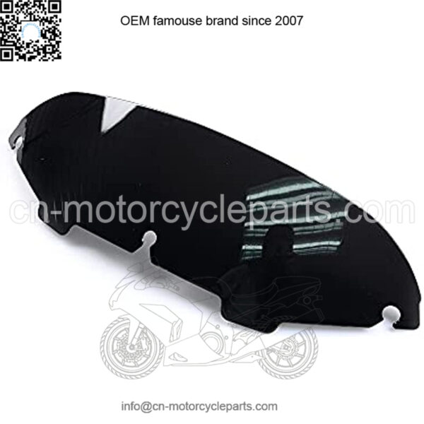 Black 4.5" Windshield Windscreen Compatible for 96-13 Harley Davidson Touring Street Glide Electra Glide FLHT FLHTCU Ultra Classic Glide FLHX FLHTK Tri Glide 1996-2013 - Image 2