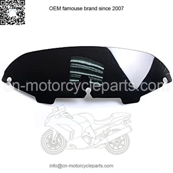 Black 4.5" Windshield Windscreen Compatible for 96-13 Harley Davidson Touring Street Glide Electra Glide FLHT FLHTCU Ultra Classic Glide FLHX FLHTK Tri Glide 1996-2013 - Image 3