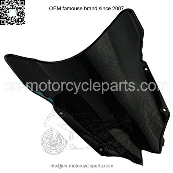 Double Bubble Windscreen Front Windshield Motorcycle Fits for Yamaha YZF-R6 YZF R6 600 2008-2016 (Iridium) - Image 3