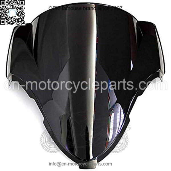 Black Motorcycle Motorbike Windshield Double Bubble Windscreen Wind Deflectors For Suzuki For Hayabusa GSXR1300 GSXR 1300 1999-2007