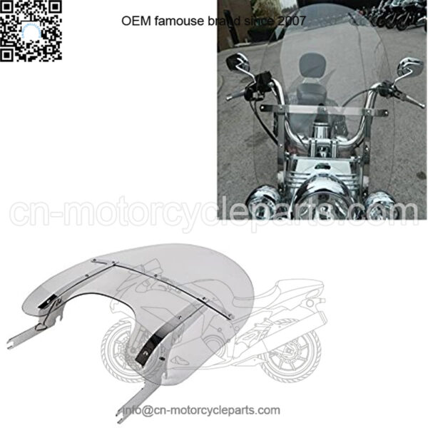 Clear Windshield Windscreen fits for Harley Touring Models Road King FLHR FLHRC FLHRXS 1994-2020
