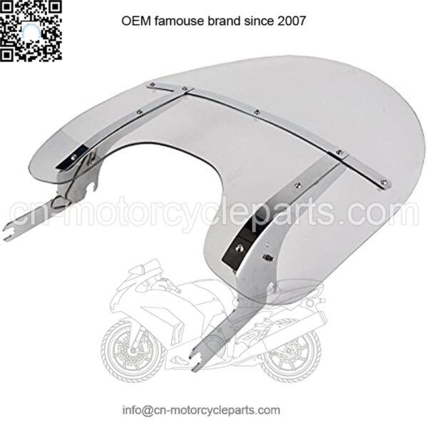 Clear Windshield Windscreen fits for Harley Touring Models Road King FLHR FLHRC FLHRXS 1994-2020 - Image 2