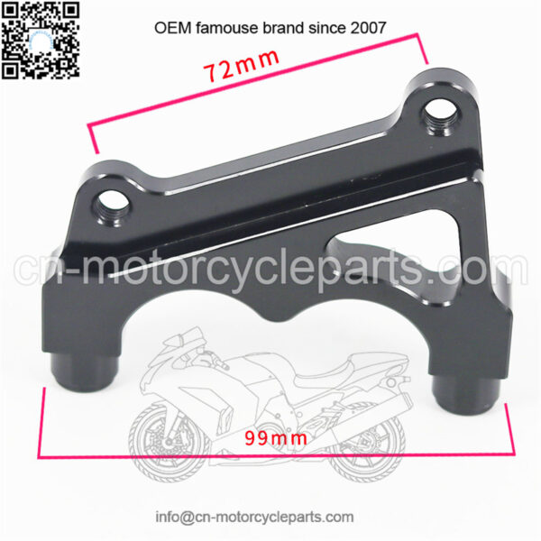 Mavericks N1S pair of four small radiation calipers link code rear flat fork 220 disc electric car disc brake - Image 4