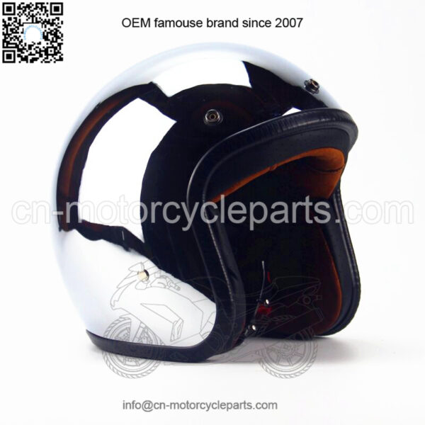 Motorcycle helmet male calf electric car helmet ladies four seasons universal electroplating new Harley retro helmet - Image 4