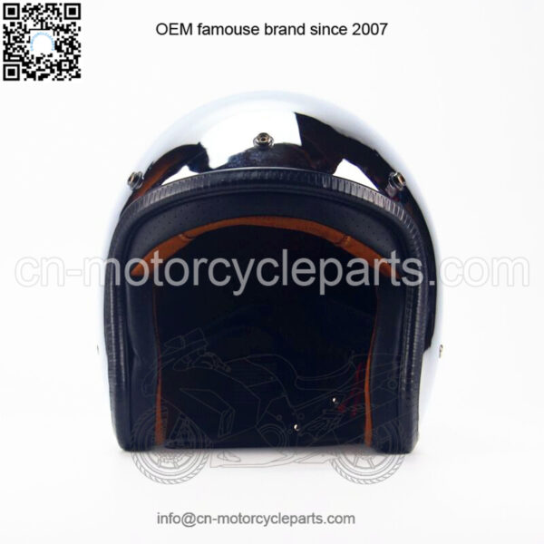 Motorcycle helmet male calf electric car helmet ladies four seasons universal electroplating new Harley retro helmet - Image 5