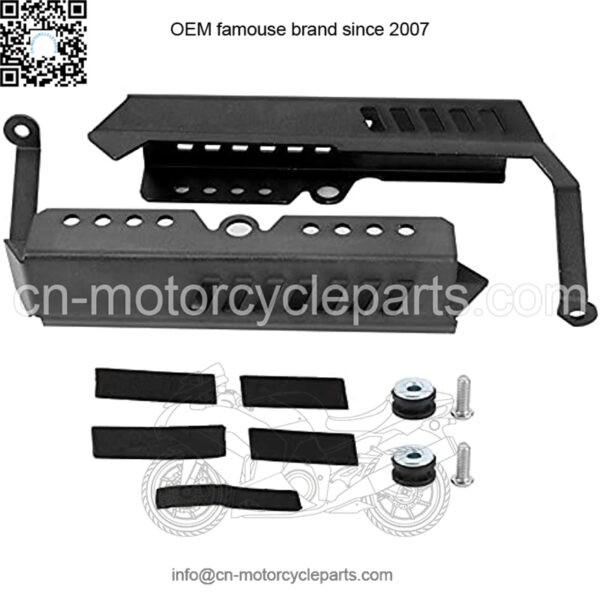 Yctze Oil Cooler Engine Oil Cooler Kit CNC Billet Radiator Side Guards Cover Protector Replacement for Yamaha MT09 FZ09 2013 2017(black)
