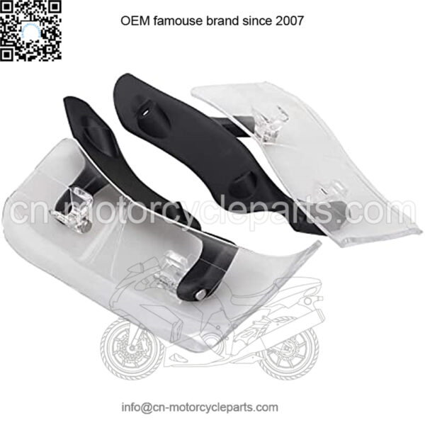 Motorcycle ABS Clear Adjustable Fairing Side Wing Windshield Air Deflectors Fairing For Harley Touring Road Glide FLTRXS FLTRUSE 2015-2020 - Image 3