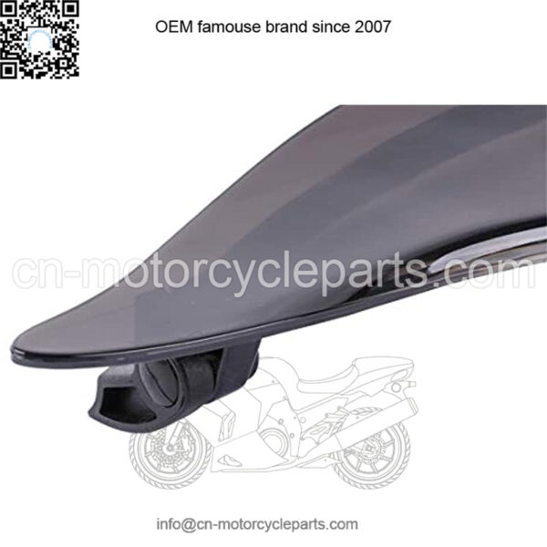 MASTER New Adjustable Air Deflectors Side Wings Windshield Fairing Side Cover Shield Compatible for 2014-2021 Harley Touring Electra/ Street/ Tri Glide CVO ,Dark Smoke - Image 5
