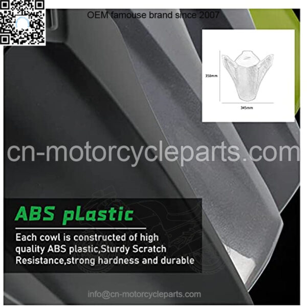Motorcycle ABS Rear Seat Cover Passenger Pillion Tail Section Fairing Back Cowl for Z900 2017 2018 2019 2020 2021 Z900 Z 900 17-21 (Matter Black) - Image 3
