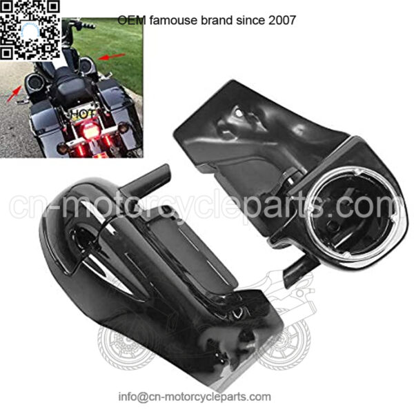 Lower Vented Leg Fairings W/ 6.5" Speaker Box Pods for Harley Touring 1983-2013 Road King Electra Street Glide Ultra Classic