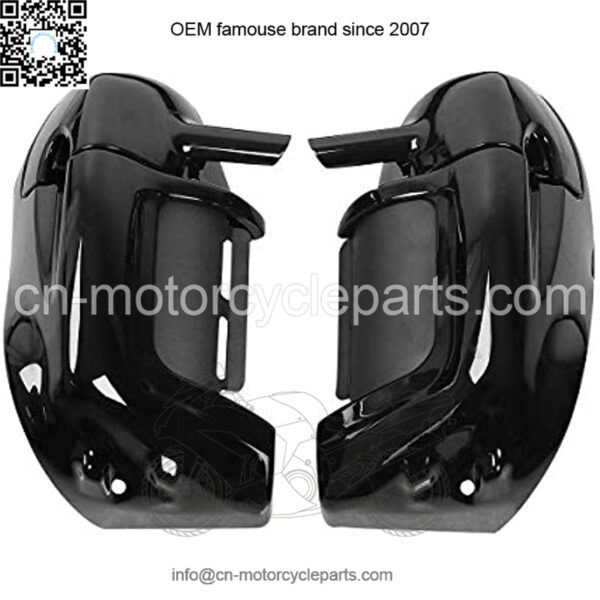 Lower Vented Leg Fairings W/ 6.5" Speaker Box Pods for Harley Touring 1983-2013 Road King Electra Street Glide Ultra Classic - Image 3