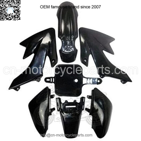 MOTO Black Plastic Fender Fairing Seat Gas Tank Kits for Honda CRF50 XR50 TaoTao Coolster Roketa SDG SSR Pit Dirt Bike - Image 2
