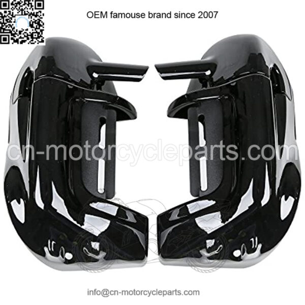 Lower Vented Leg Fairing + 6.5" Speakers W/Grills for Harley Touring 1983-2013 Road King Electra Street Glide Ultra Classic - Image 2