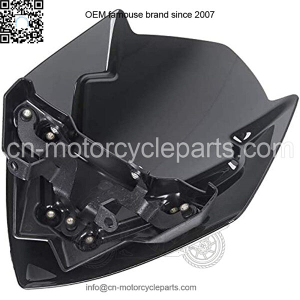 Motorcycle ABS Plastic Windscreen Windshield Fairing Wind Shield Screen Protector with Mounting Bracket for Suzuki GSXS GSX-S 1000 GSXS1000 2015 2016 2017 2018 2019 2020 2021 Accessories(Smoke) - Image 5