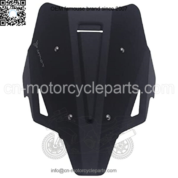 Motorcycle Accessories Aluminum Touring Sports Warrior Windshield Windscreen Kit Deflector for Yamaha MT-07 MT07 2021 2022 MT 07 Spoiler