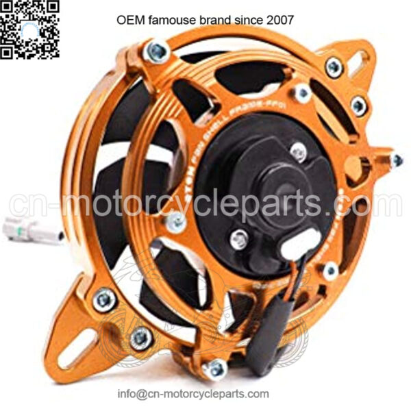 Oil Cooler Water Cooler New Electric Radiator Cooling Fan for 150cc 200cc 250cc Dirt Pit Bike Motorcycle ATV Quad Motocross (Red Set) - Image 5