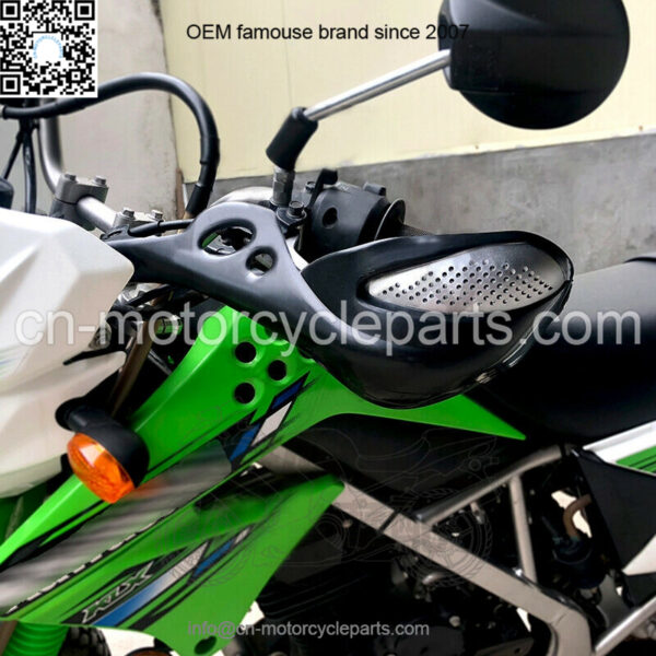2   Handle bar Hand Grip 7/8" 22mm Wind Deflector Shield Motorcycle ATV Dirt Bike - Image 3