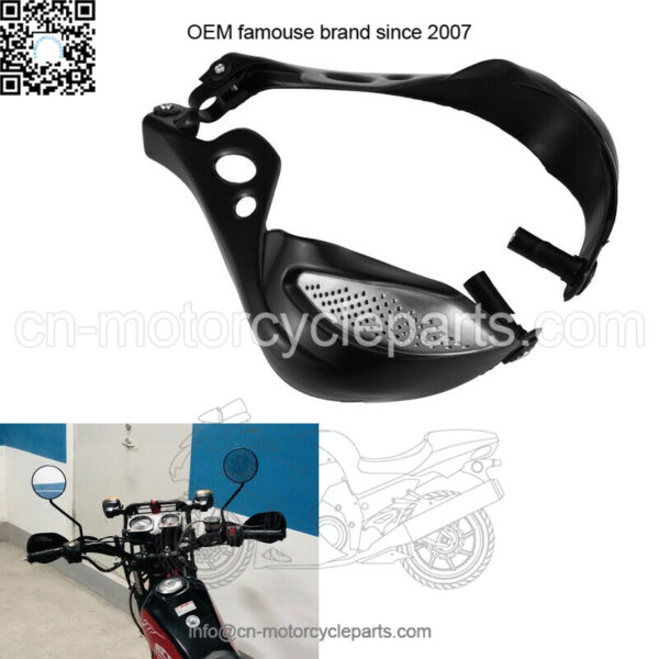 2   Handle bar Hand Grip 7/8" 22mm Wind Deflector Shield Motorcycle ATV Dirt Bike - Image 5