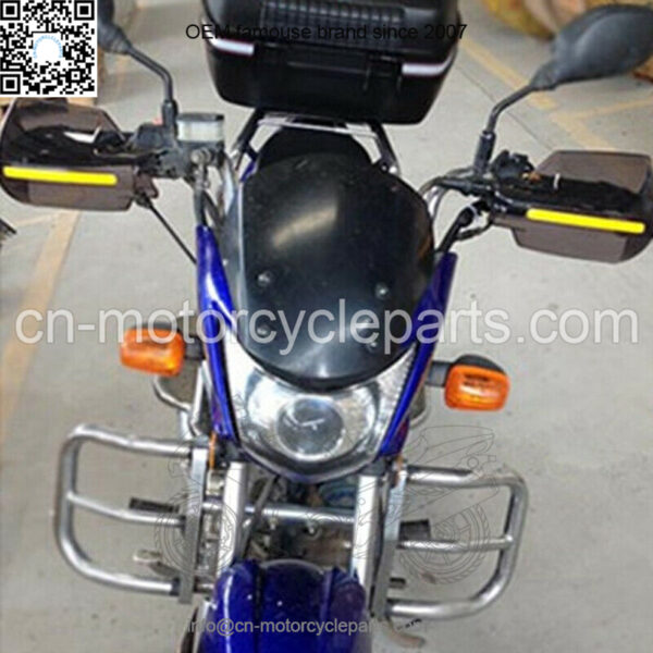 22mm 7/8" ATV Motorcycle Handle Bar Hand Guard Protector Wind Deflector Shield - Image 5