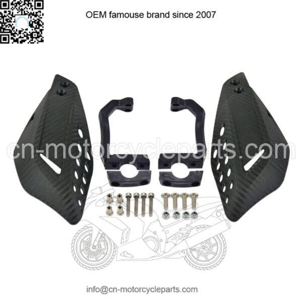 One Pair 7/8" Handle Bar End Hand Guards Protector For Motorcycle Dirt Bike ATV - Image 2
