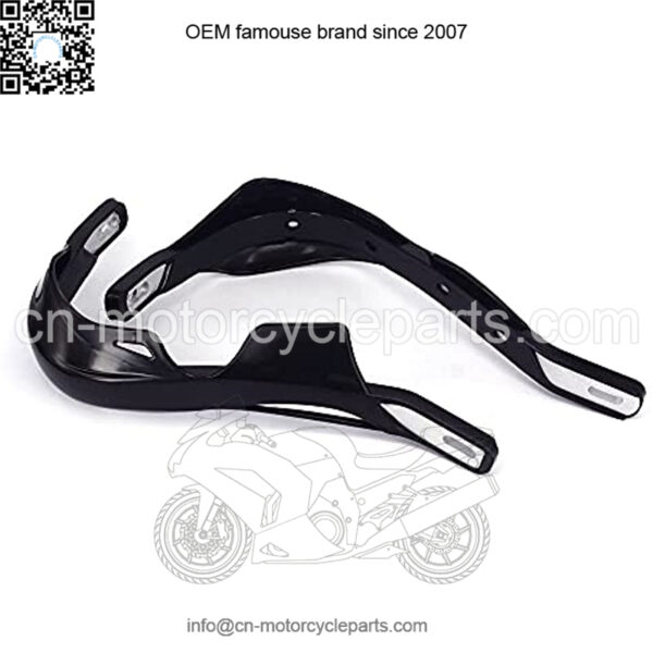 Motorcycle Universal Handguards Dirt Bike Hand Guards For ATV off Road Motocross Enduro - Black - Image 4
