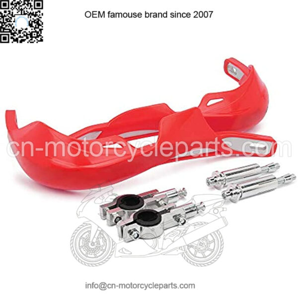 Motorcycle Universal Handguards Aluminum Hand Guards Brush Bar For off Road ATV For Motocross Dirt Bike Enduro -Red - Image 4