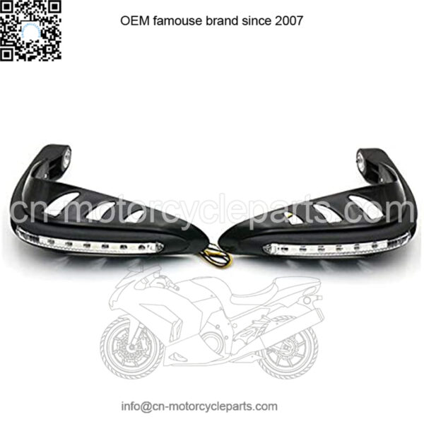 Motorcycle Universal Handguards Aluminium Alloy Hand Guards Brush Bar Handlebar for ATV Yamaha  Suzuki  Motocross Dirt Bike - Image 2