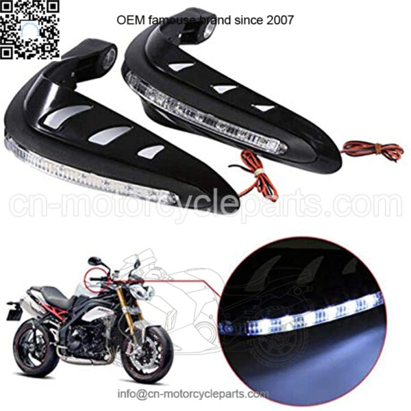 Motorcycle Universal Handguards Aluminium Alloy Hand Guards Brush Bar Handlebar for ATV Yamaha  Suzuki  Motocross Dirt Bike - Image 5
