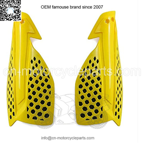 7/8" 22mm Motorcycle Hand Guards Handguards Brush Bar -Universal for Yamaha Kawasaki Suzuki Honda off Road ATV Dirt Bike Motocross(yellow+black) - Image 3