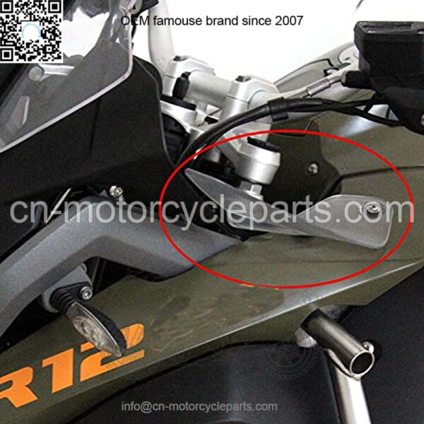 For BMW R1200GS ADV R 1200 GSA R1200 Adventure 2014-2019 Motorcycle Windshield Windscreen Wind Deflector HandShield Handguard (Clear) - Image 4