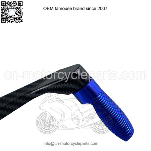 Cross-border motorcycle accessories carbon brazing maintenance hand modified anti-fall horn brake hand guard bow CNC water transfer - Image 3