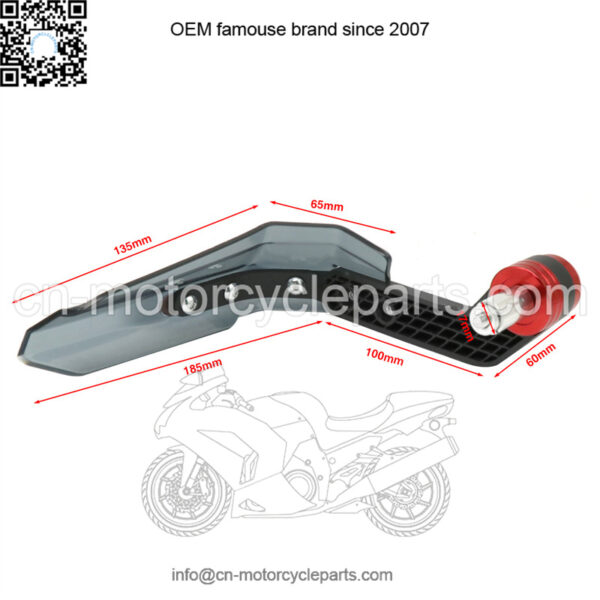 Motorcycle modified horns windshield hand electric car handlebar protection windproof protective cover electric motorcycle universal - Image 2