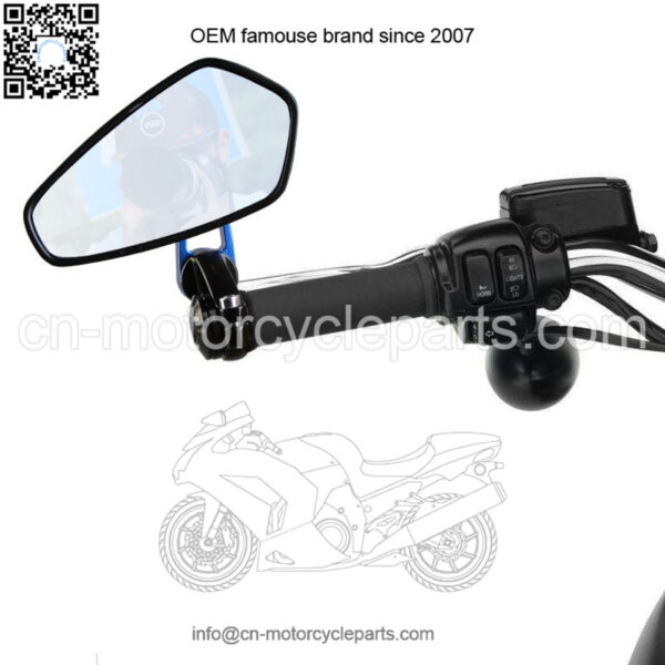 Motorcycle sports car accessories street running horizon reversing mirror reversing mirror reversing mirror road racing handlebar rearview mirror - Image 2