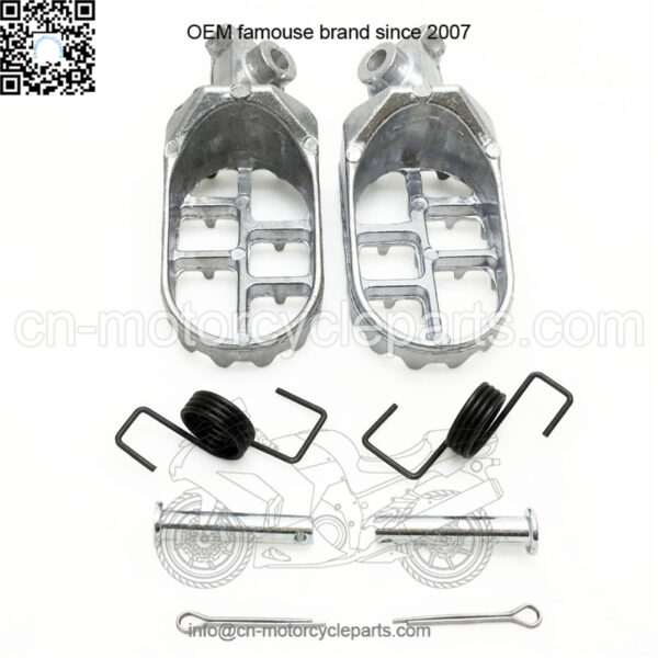CNC motorcycle pedal (silver)