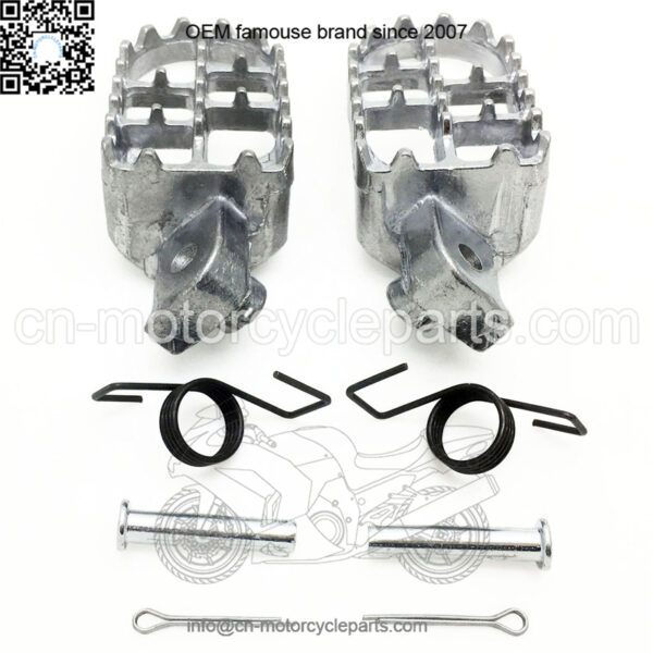 CNC motorcycle pedal (silver) - Image 2